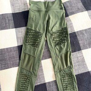 Alo High Waisted Moto Leggings